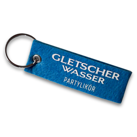 Gletscherwasser Schlüsselanhänger