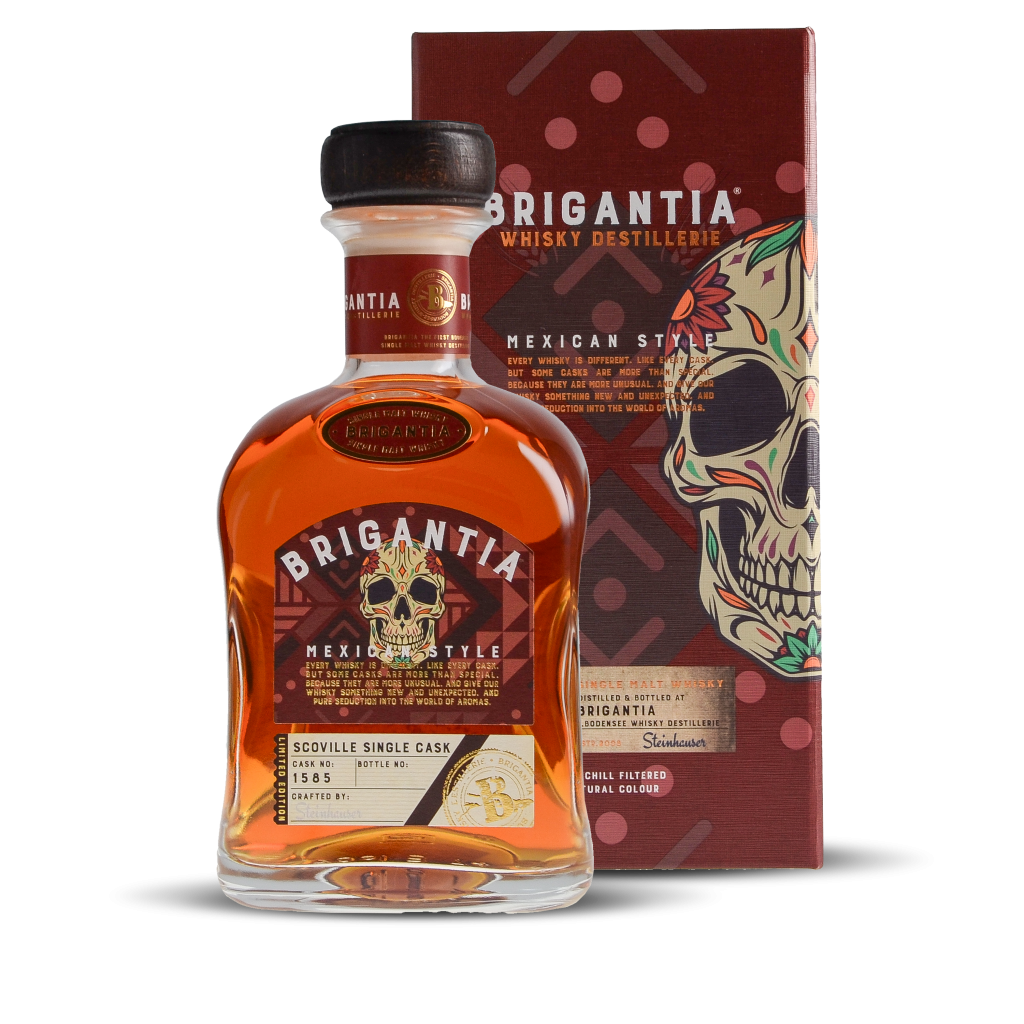 Brigantia Mexican Style Scoville Cask Finish 700ml 60650080 mit Box Front