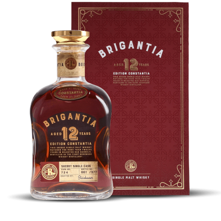 Brigantia Aged 12 Years Sherry Single Cask 724 im Buch