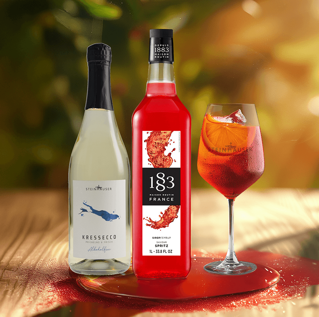 Alkoholfrei Spritz Paket || 5x Kressecco Alkoholfrei Secco 750ml | 1x 1883 Spritz 1000ml - Image 2
