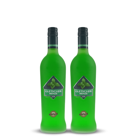 Gletscherminze Bundle -SMALL- 2 Fl. Gletscherminze Likör 16 % Vol. 0,7L
