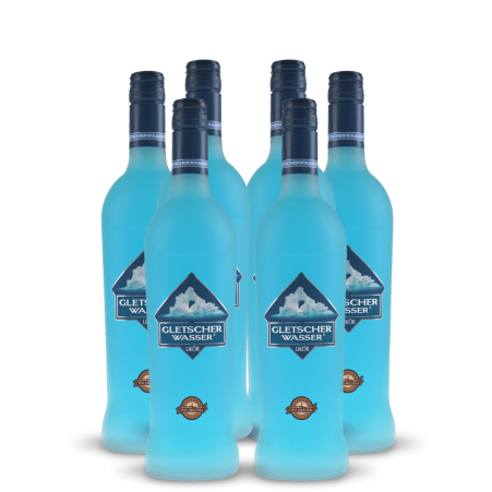 Gletscherwasser Bundle -LARGE- 6 Fl. Gletscherwasser Likör 16 % Vol. 0,7L