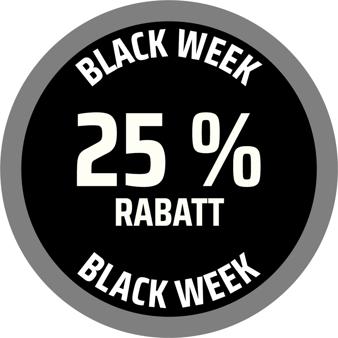 Produkt - 25 % Rabatt Black Week Produkt - 25 % Rabatt Black Week