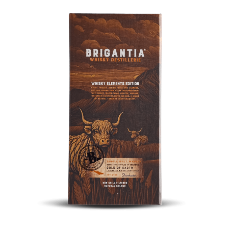 Brigantia Whisky Elements Gold of Earth mit Box